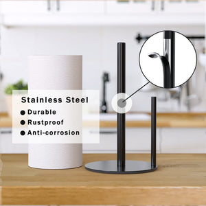 Premium Stainless Steel Paper Towel Holder for Kitchen Roll