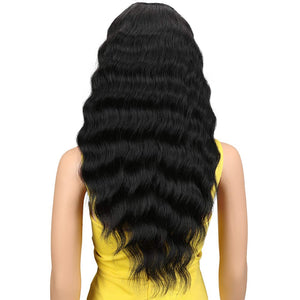  Long Wavy Synthetic Wigs for Black Women 130% Density