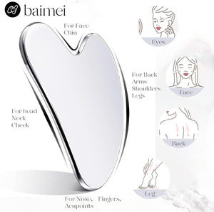 Gua Sha Facial Tool Stainless Steel 