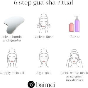 Gua Sha Facial Tool Stainless Steel 