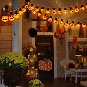 2024 Newest Battery Operated Pumpkin Lights for Halloween