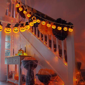 2024 Newest Battery Operated Pumpkin Lights for Halloween