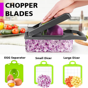 Multifunctional 13 in 1 Food Chopper