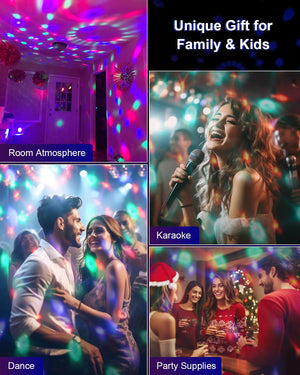 Sound Activated Party Lights with Remote Control Dj Lighting