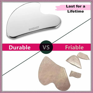 Gua Sha Stainless Steel Massage Scraper for Facial Skin Care