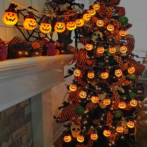 2024 Newest Battery Operated Pumpkin Lights for Halloween