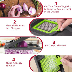 Multifunctional 13 in 1 Food Chopper