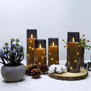 5 Pc Flickering Flameless Candles for Romantic Ambiance and Home Decoration