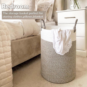 Large Laundry Basket, 60L Dirty Clothes Hamper