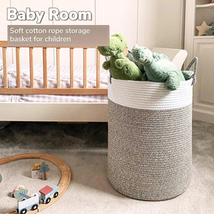 Large Laundry Basket, 60L Dirty Clothes Hamper