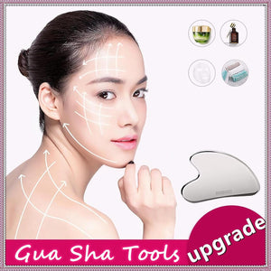 Gua Sha Stainless Steel Massage Scraper for Facial Skin Care