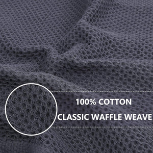 100% Cotton Waffle Weave Kitchen Cloths 12X12 Inches 6-Pack