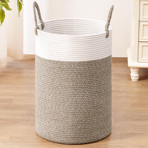 Large Laundry Basket, 60L Dirty Clothes Hamper