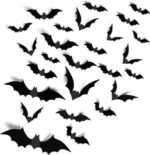 Halloween Party Supplies - Decorations Bats Wall Decor 140PCS